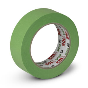 Banda de mascare verde 80°C 36mm x 50m