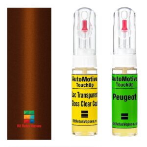 Kit retus vopsea touch-up Peugeot 106 P9304 (Brun de Tanna), 798306, P9304, EEF, M0EF