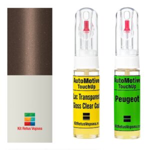 Kit retus vopsea touch-up Peugeot 108 P2TQ (Comb. of KWD/EHT), P2TQ, 2TQ, J2TQ