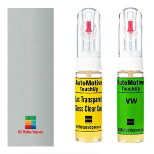 Kit retus vopsea touch-up Volkswagen Passat VWLS9R (Glacier White), VWLS9R, LS9R, S9R, 2Y2Y