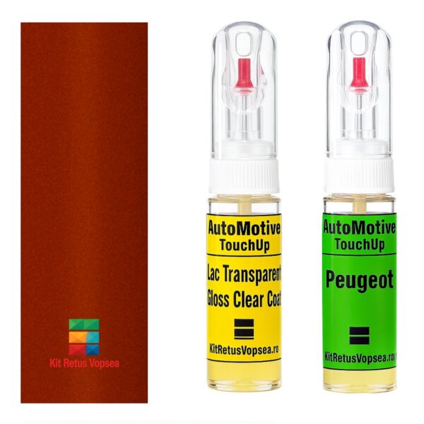 Kit retus vopsea touch-up Peugeot 208 GTI PKNT (Orange Power), PKNT, 4T, KNT, M04T