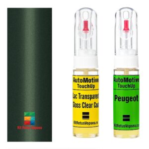 Kit retus vopsea touch-up Peugeot 306 P90032 (Verde Amazona), P90032, 334, PESA9032
