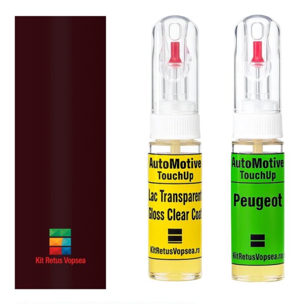 Kit retus vopsea touch-up Peugeot 406 P3706 (Rouge Sevillan), 778150, P3706, KJV, KJVB, P0JV, P3JV, JVZ5, P0Z5