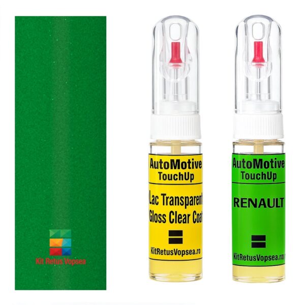Kit retus vopsea touch-up Renault 5 E-Tech RDQL (Vert Pop) ,RDQL, DQL