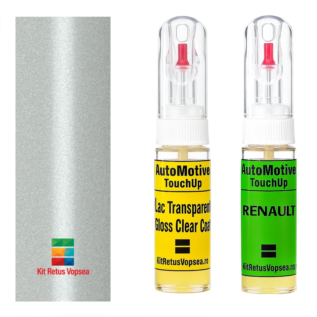 Kit retus vopsea touch-up Renault 5 E-Tech RQPB (Blanc Nacre) ,RQPB, QPB