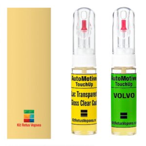 Kit retus vopsea touch-up Volvo 800 Serie VOL607 (Creme Yellow) ,VOL607, 607