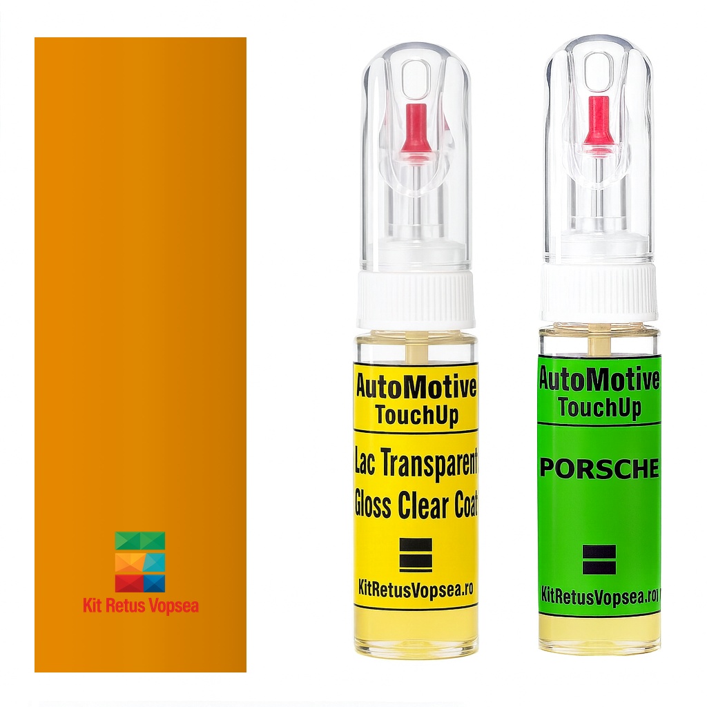 Kit retus vopsea touch-up Porsche 911 POR114 (Signalgelb) ,01007, 071960, POR114, 072, 114, 5210, 5252, 6823, 72, 7210, 7272, 1YH