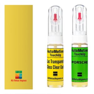 Kit retus vopsea touch-up Porsche 911 POR117 (Hellgelb) ,18113, 071961, POR117, 062, 117, 62, 6210, B6, B6V9, 6262
