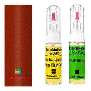 Kit retus vopsea touch-up Porsche 911 POR1A8 (Orangerot) ,POR1A8, 1A8, 63, N1