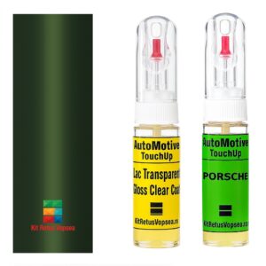 Kit retus vopsea touch-up Porsche 911 POR221 (Dunkelgruen) ,62109, 091416, POR221, 221, 83