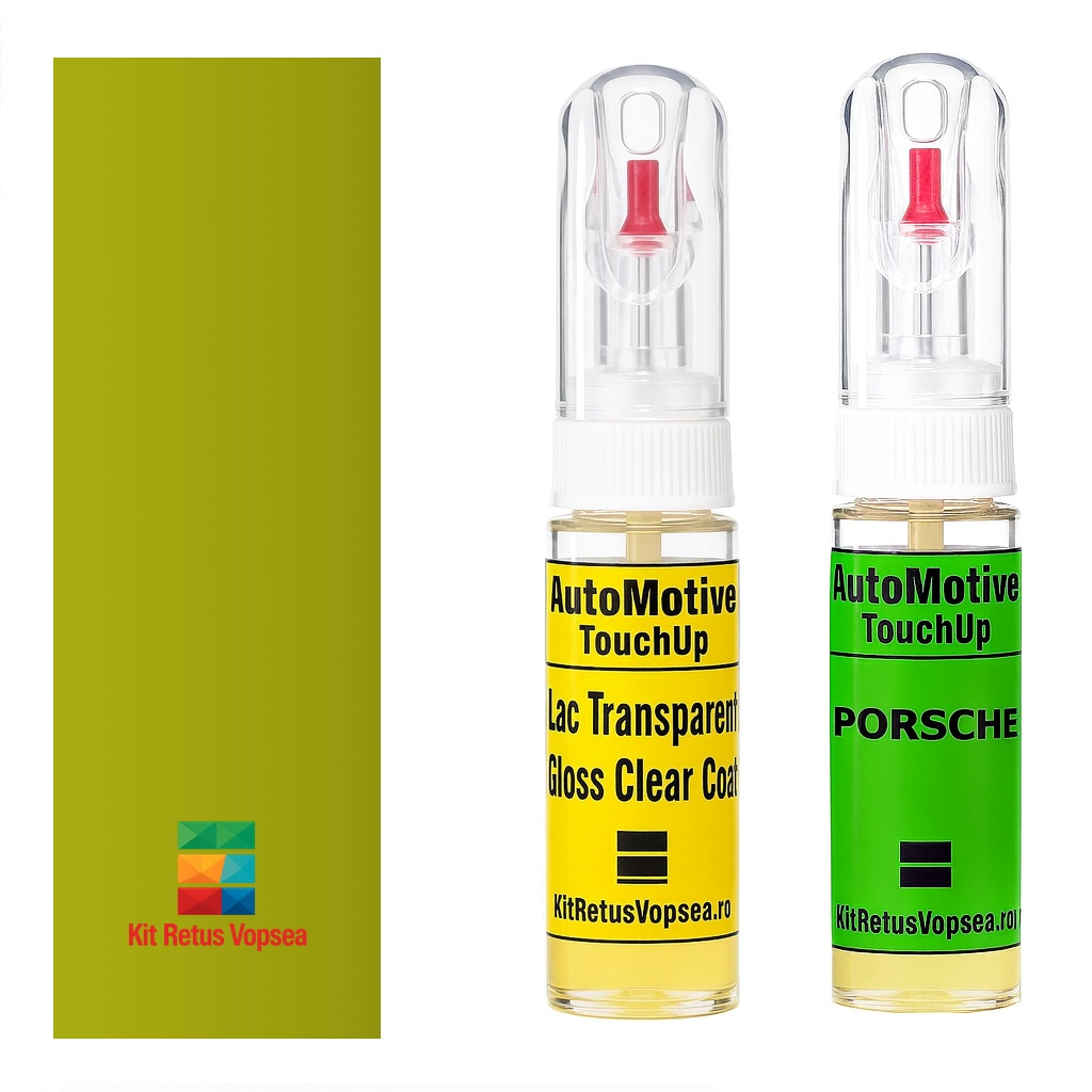 Kit retus vopsea touch-up Porsche 911 POR253 (Lichtgruen) ,62939, 072576, POR253, 253, N9, N9N9, N9V9