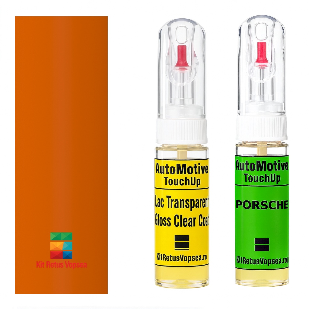 Kit retus vopsea touch-up Porsche 911 POR8C6 (Orange) ,POR8C6, 8C6, M2, 20751, W88