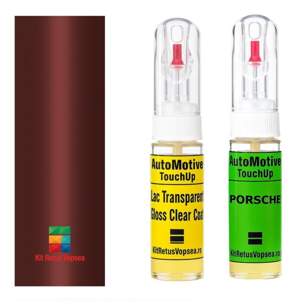 Kit retus vopsea touch-up Porsche 924 POR822 (Granatrot) ,091602, POR822, 822, S2, S2S2, 32207