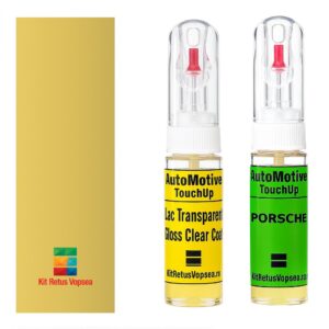 Kit retus vopsea touch-up Porsche 924 PORLM1A (Limonengelb) ,088453, PORLM1A, LM1A, B1