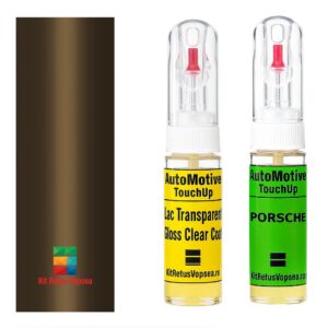 Kit retus vopsea touch-up Porsche 928 POR464 (Tabak) ,80900, 097579, POR464, 464, X5, X5X5