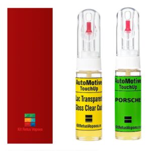 Kit retus vopsea touch-up Porsche 944 POR027 (Indischrot)