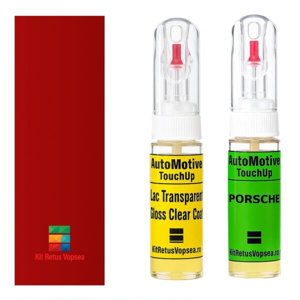 Kit retus vopsea touch-up Porsche 944 POR027 (Indischrot) ,31377, 072568, POR027, 025, 027, 25, 2510, 2525, G1, G1G1, G8, G8G8, G8V9