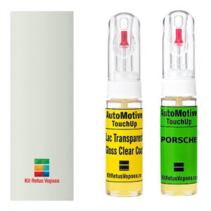 Kit retus vopsea touch-up Porsche 968 POR908 (Grandprixweiss) ,90591, 072588, POR908, 908, P5, R4, R4R4, R4V9, P5P5, P5V9