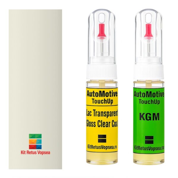 Kit retus vopsea touch-up KGM Actyon KGMWAA (Grand White), KGMWAA, WAA