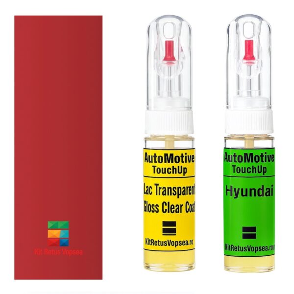 Kit retus vopsea touch-up Hyundai Avante N HY3843 (Scarlett Red), HY3843, XW, RPHY0027, THY0012