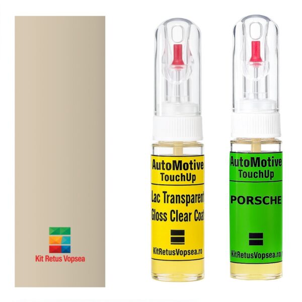 Kit retus vopsea touch-up Porsche Boxster POR51A (Cremeweiss) ,POR51A, 51A, T2, T2T2