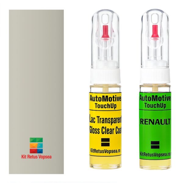 Kit retus vopsea touch-up Renault Captur RQNW (Blanc Albatre) ,RQNW, QNW