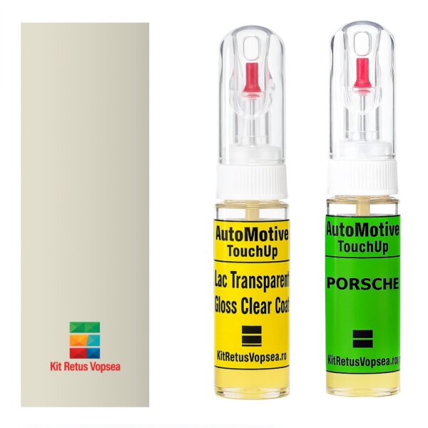 Kit retus vopsea touch-up Porsche Cayenne PORR9A (Sandweiss) ,PORR9A, LR9A, R9A, R6