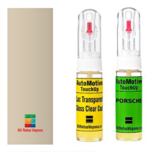 Kit retus vopsea touch-up Porsche Cayman POR51A (Cremeweiss) ,POR51A, 51A, T2, T2T2