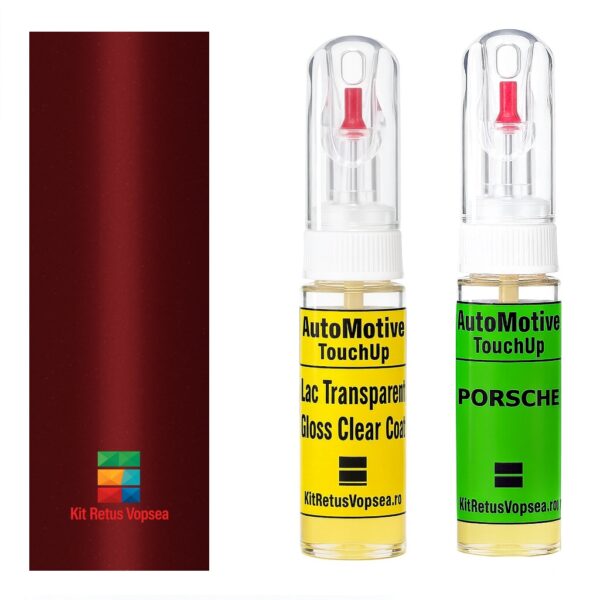 Kit retus vopsea touch-up Porsche Cayman PORM3X (Rubin Red) ,PORM3X, A6A6, LM3X, M3X, A6, 32931