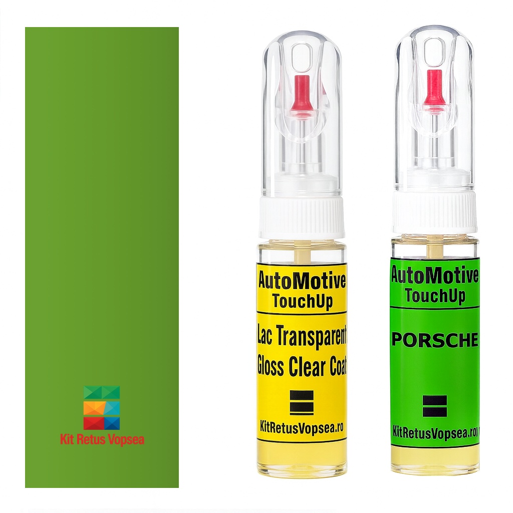 Kit retus vopsea touch-up Porsche Cayman PORM6B (Lizard Green) ,PORM6B, M6B, R3, R3R3, 65288, 1H1H, 1H
