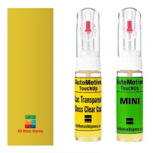 Kit retus vopsea touch-up Mini Cooper SE MINC6N (Sunny Side Yellow), MINC6N, YC6N, C6N