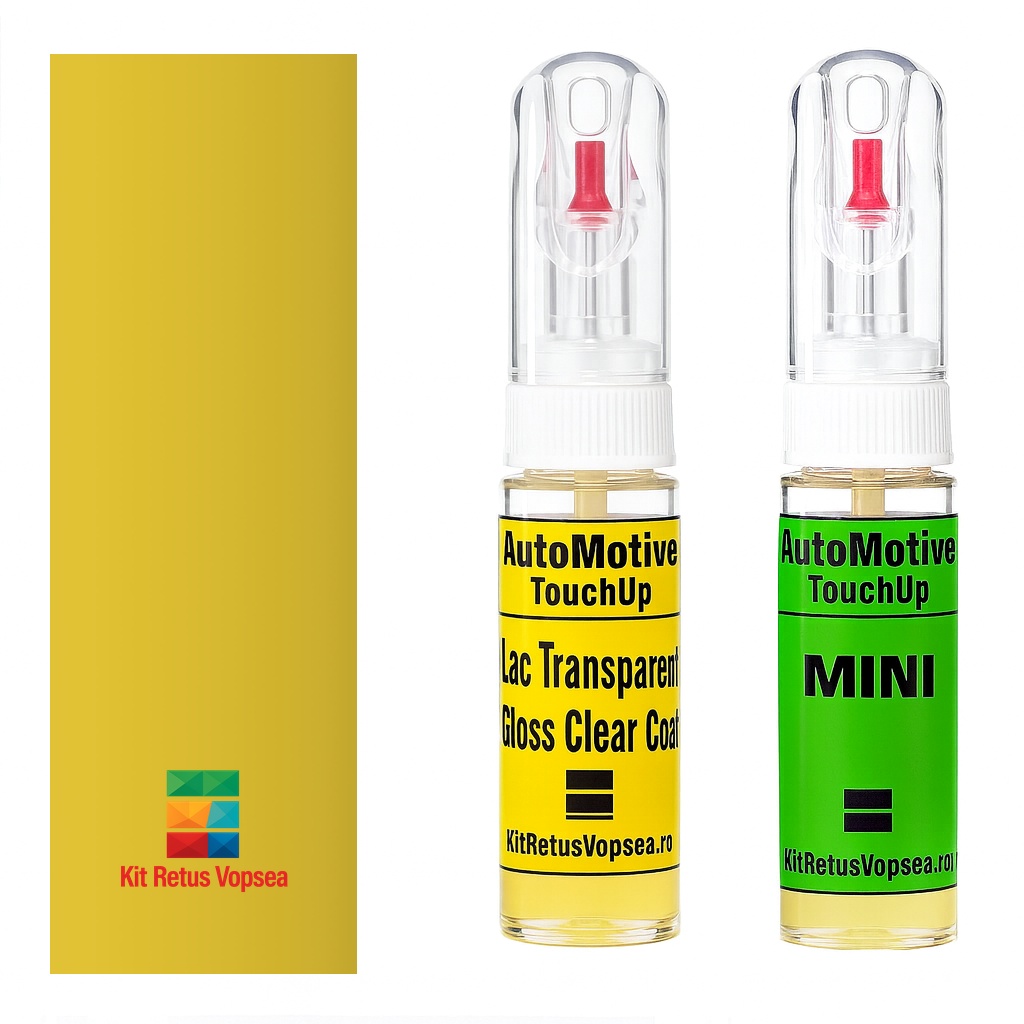 Kit retus vopsea touch-up Mini Cooper SE MINC6N (Sunny Side Yellow), MINC6N, YC6N, C6N