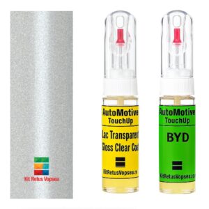Kit retus vopsea touch-up BYD Destroyer 05 BYD9402 (Summit White), BYD9402, WA2, WA8, WAF, SWU