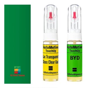 Kit retus vopsea touch-up BYD F3 BYD6000 (Environment Green), BYD6000
