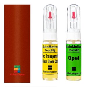 Kit retus vopsea touch-up Opel GT OP502Q (Inferno Orange), OP502Q, 28, 502Q, WA502Q