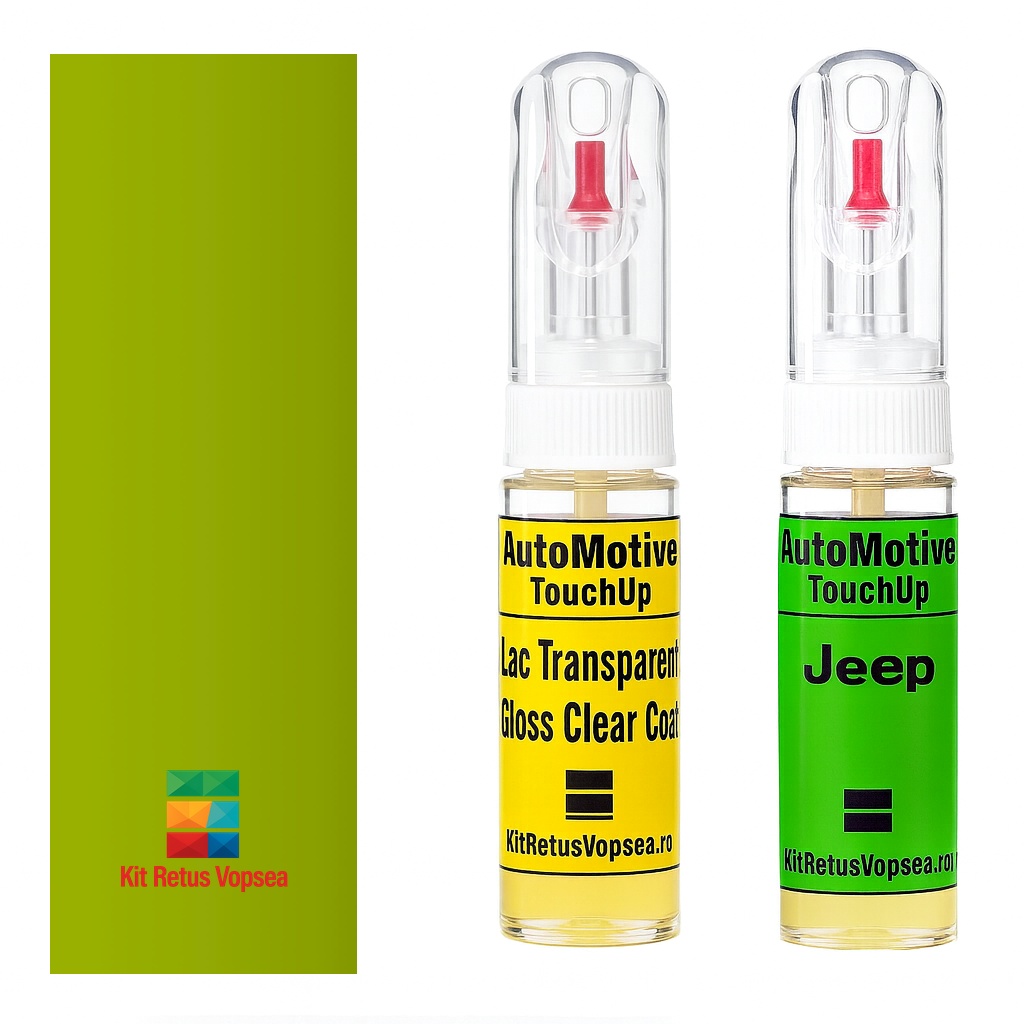 Kit retus vopsea touch-up Jeep Gladiator JP12:KFM (Gecko), JP12:KFM, CHA12:KFM, FM, KFM, PFM, QFM, 931429