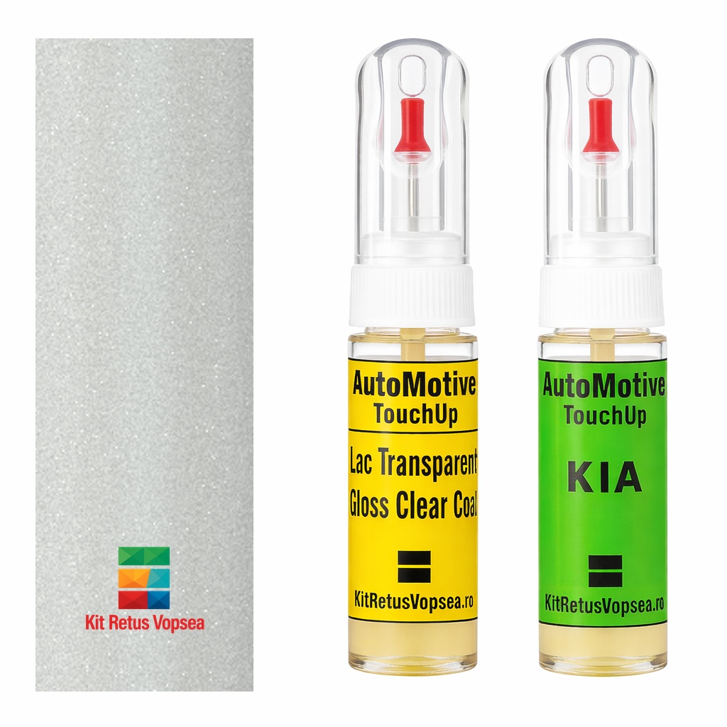 Kit retus vopsea touch-up Kia K5 KIAGWP (Glacier White Pearl), KIAGWP, GWP, INDKIAGWP