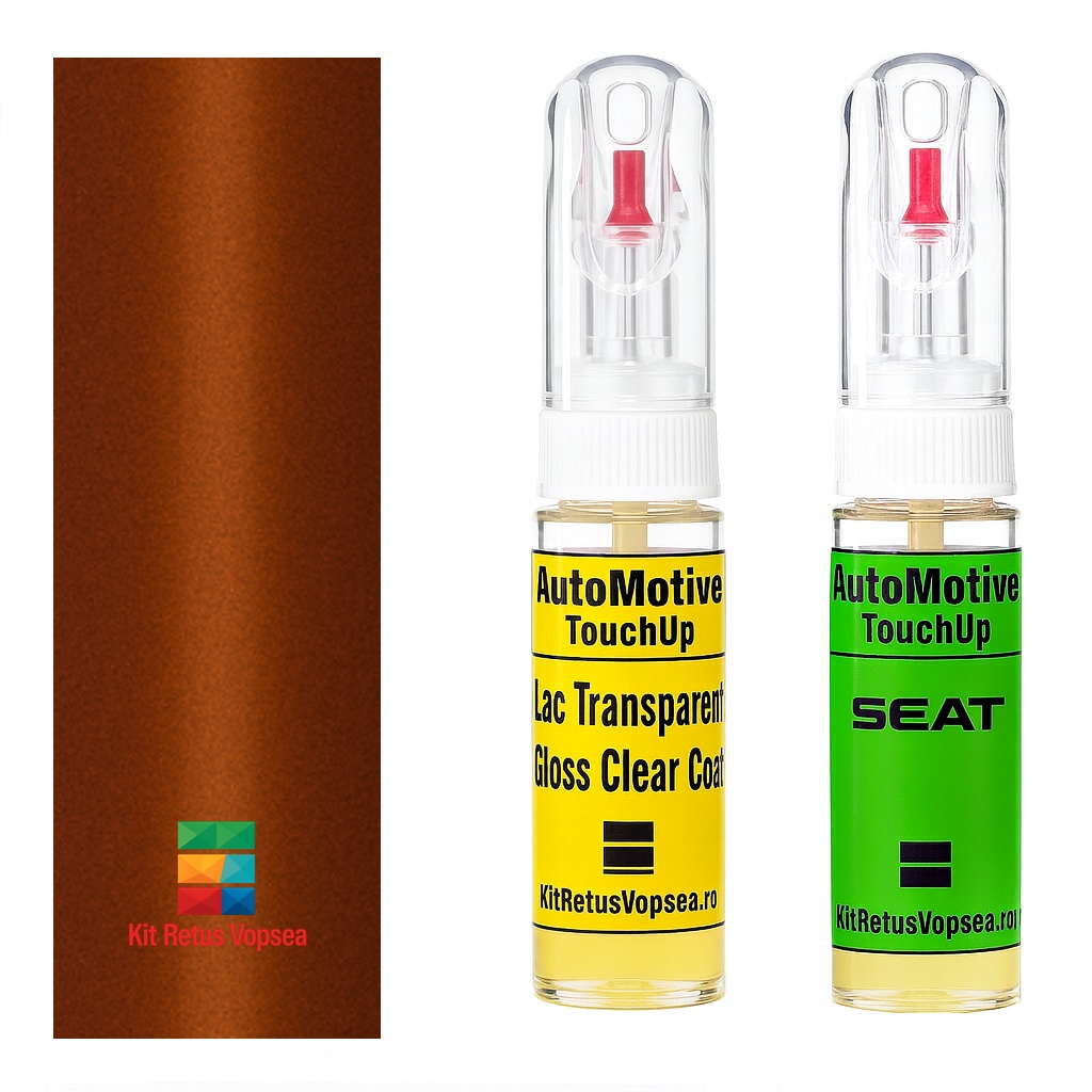 Kit retus vopsea touch-up Seat Leon SEW2Y (Eclipse Orange), SEW2Y, F5, F5F5, LW2Y, W2Y, L-W2Y