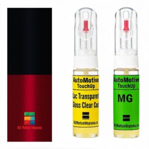 Kit retus vopsea touch-up MG MG4 EV MGZAU (Dynamic Red + Black Roof) ,MGZAU, 5ZAU, ZAU