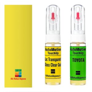 Kit retus vopsea touch-up Toyota Mark X TOY5B7 (Brilliant Yellow), TOY5B7, 5B7