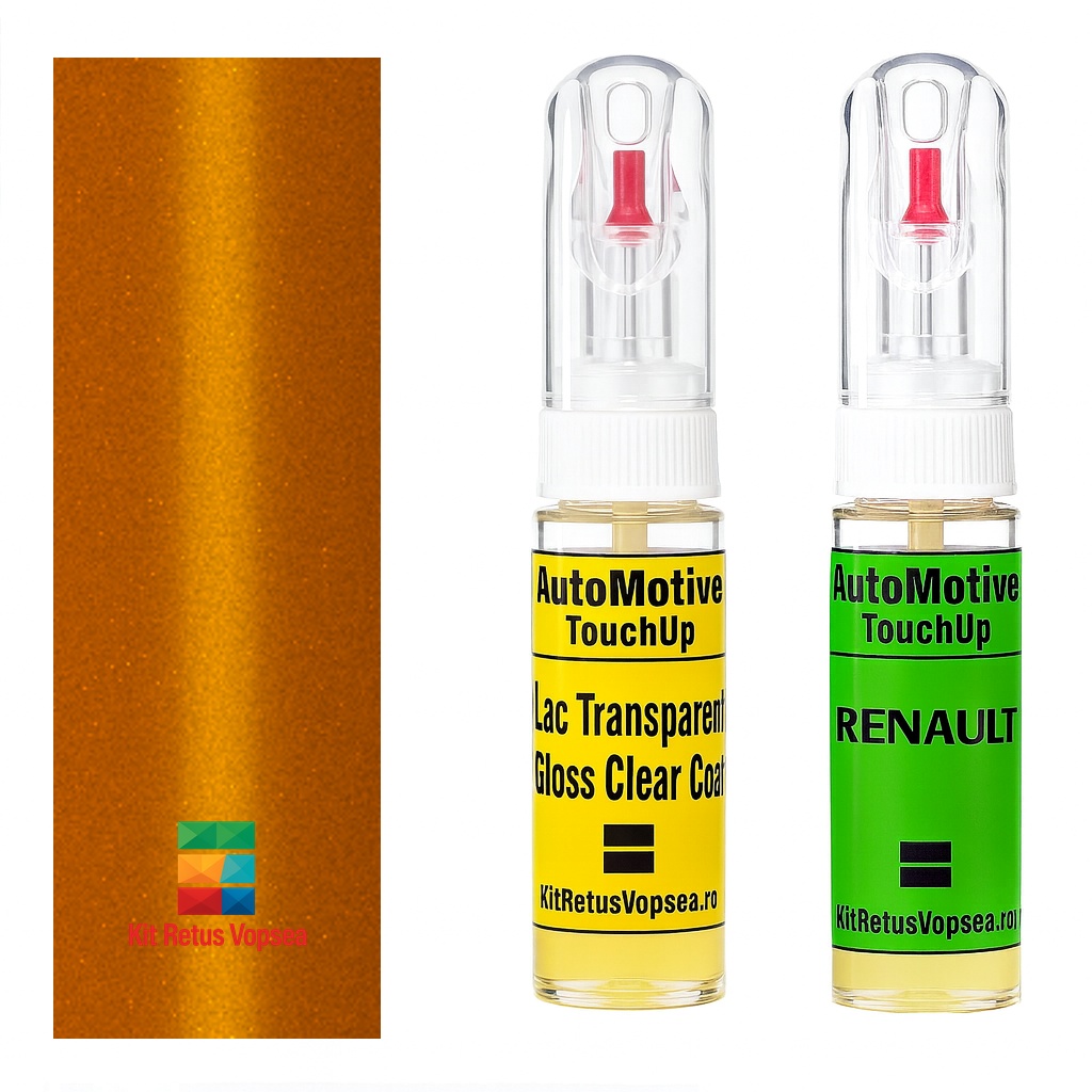 Kit retus vopsea touch-up Renault Megane Sport REQC (Tonic Orange) ,REQC, EQC