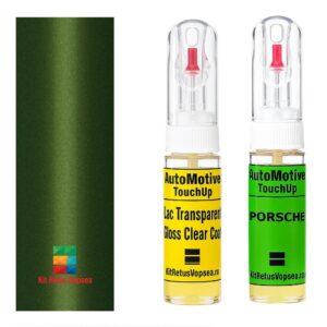 Kit retus vopsea touch-up Porsche Panamera PORM6S (Mamba Green) ,PORM6S, J2, J2J2, M6S, 65287, L0L0