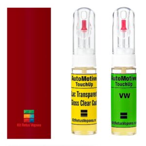 Kit retus vopsea touch-up Volkswagen Polo VW30000 (Vermelho Tornado), nan