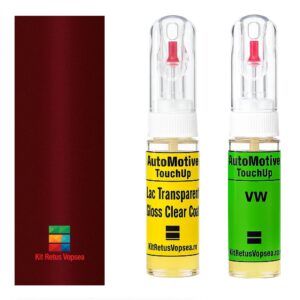 Kit retus vopsea touch-up Volkswagen Polo VWLA3Q (Ruby Red), VWLA3Q, A3Q, LA3Q, L-A3Q, 7H, 7H7H