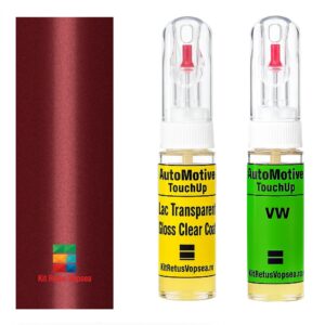 Kit retus vopsea touch-up Volkswagen Polo VWLC3M (Memoryrot), 32639, VWLC3M, LC3M, RM, 998, X7