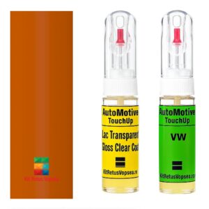 Kit retus vopsea touch-up Volkswagen Polo VWLP2C (Leuchtorange), 29541, VWLP2C, LP2C, P2C, 9217, E3, E3E3