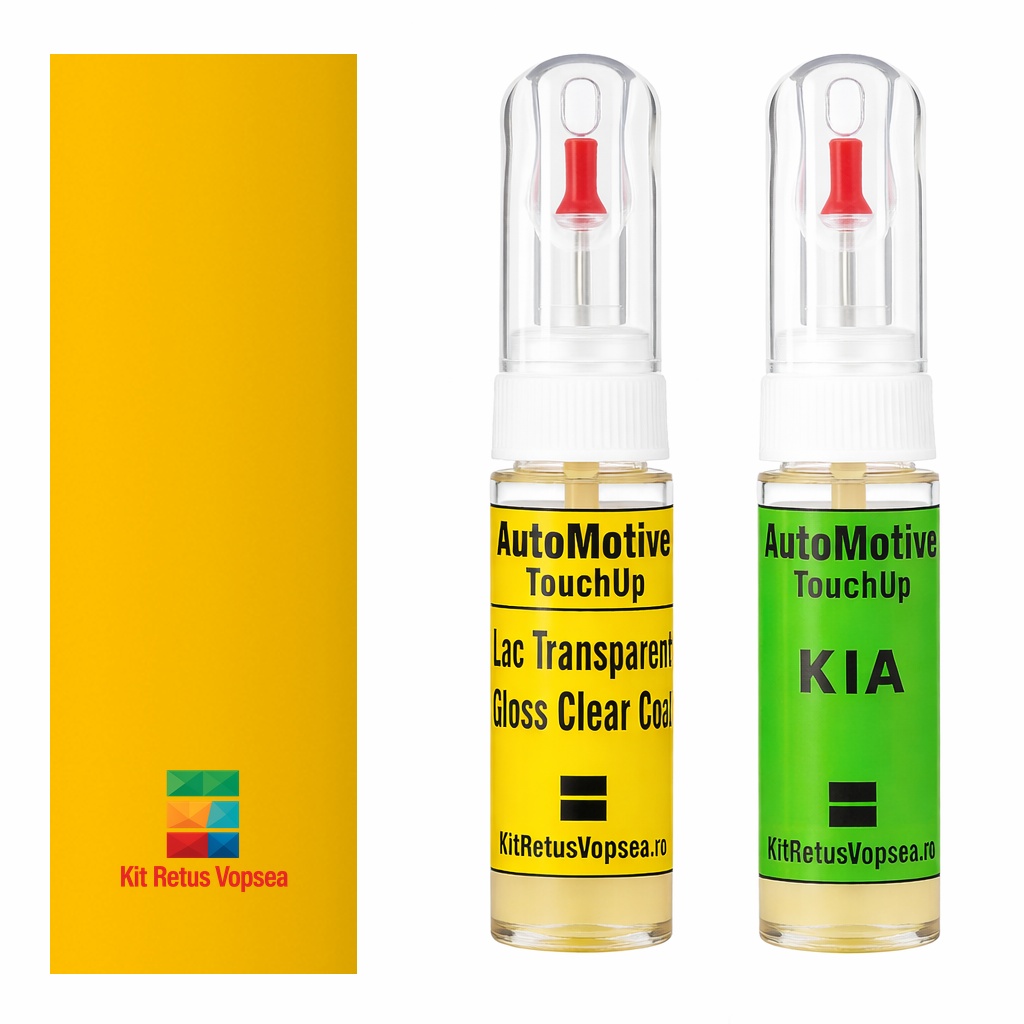 Kit retus vopsea touch-up Kia Pride KIA1001 (Bright Yellow), KIA1001, Y2