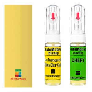Kit retus vopsea touch-up Chery QQ SCR1000 (Ning Meng Yellow), SCR1000, 4005, EF