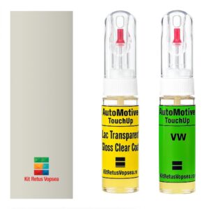 Kit retus vopsea touch-up Volkswagen Quantum VW40004 (Branco Cristal), VW40004, 4B4, 4B4B, B4, B4B4, B9A, LB9A, VWSA4028