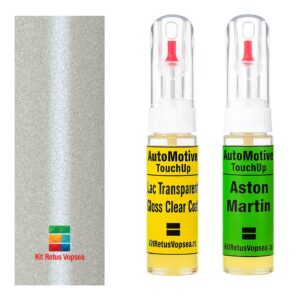 Kit retus vopsea touch-up Aston Martin Rapide AM9253 (Morning Frost White) ,91368, AM9253, 1362, 1362D, 1499, AST1362D, HW1362AE, P1362AAE, 934838
